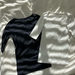 The Pima Micro-Rib Scoop-Neck Tee (2)